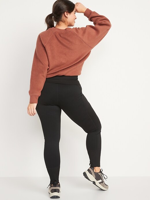Old Navy High-Waisted CozeCore Fleece Jogger Leggings Plus Size 4X NWT  Orange - $32 - From Tinnie