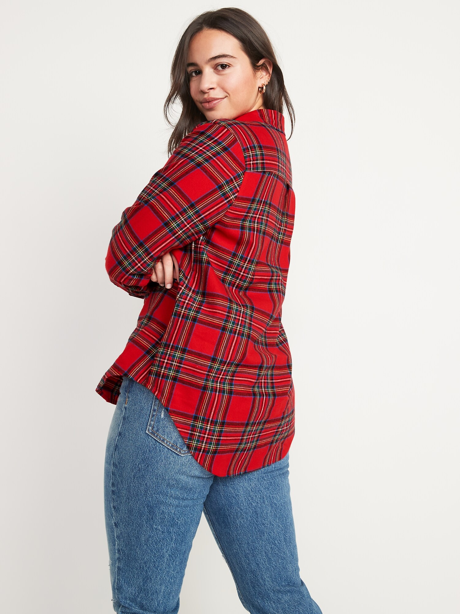 long flannel jacket