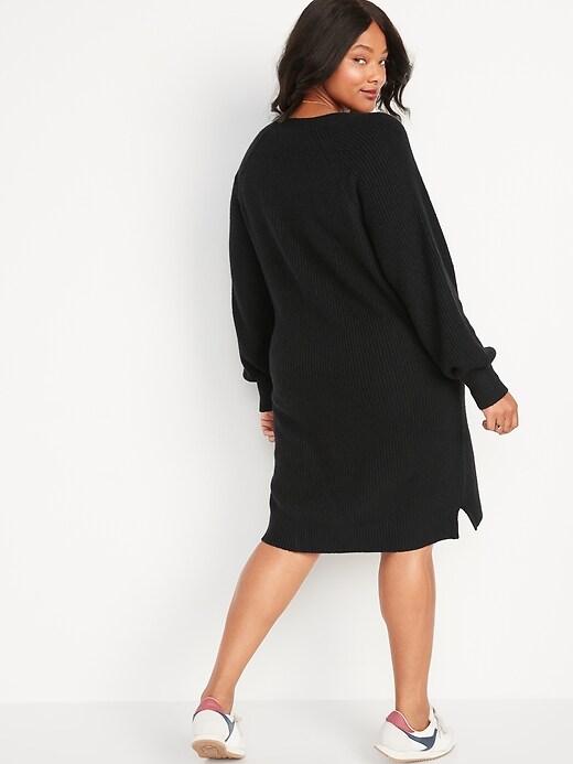 strapless open back dress Shop Black Side Slitted Rib Dress - for Women | OUTZIDR main image 1