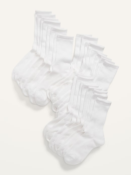 View large product image 1 of 1. Crew-Socks 12-Pack