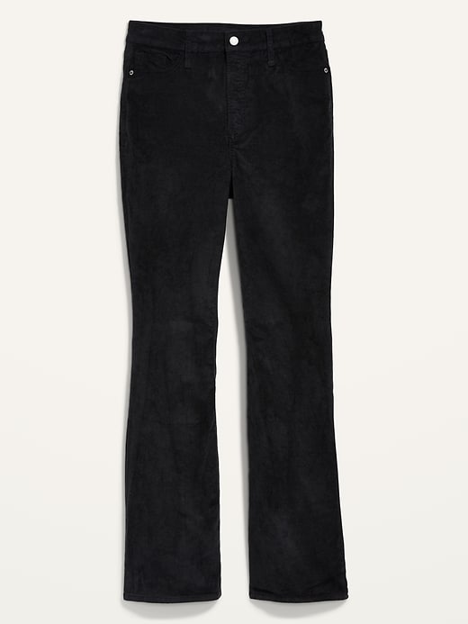 Image number 4 showing, Higher High-Waisted Corduroy Flare Pants for Women