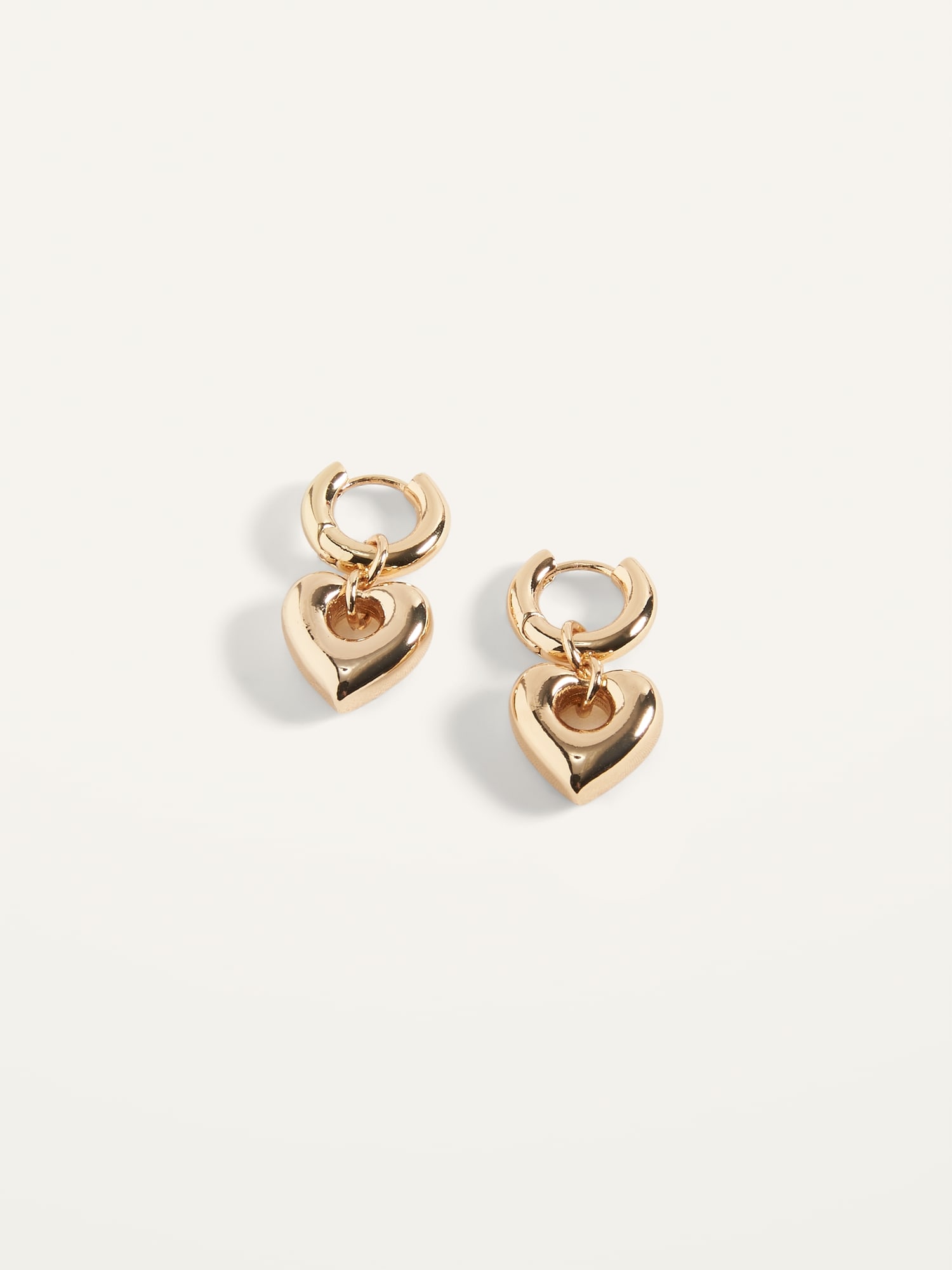 Gold-Toned Huggie Hoop Earrings for Women