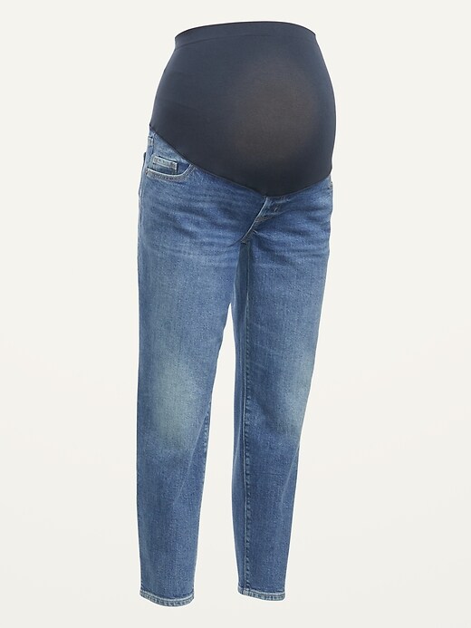 Image number 4 showing, Maternity Full Panel O.G. Straight Jeans