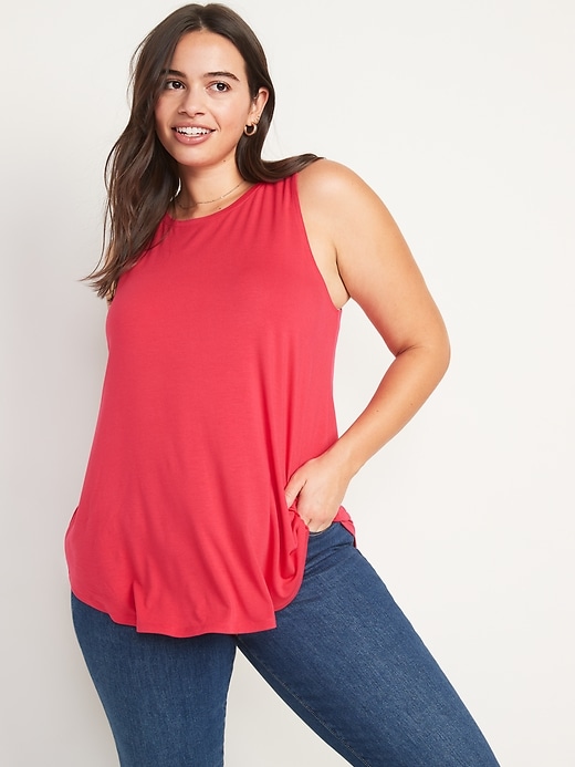 Old Navy - Luxe High-Neck Swing Tank Top for Women