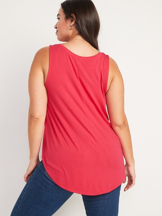 Image number 3 showing, Luxe High-Neck Swing Tank Top for Women 