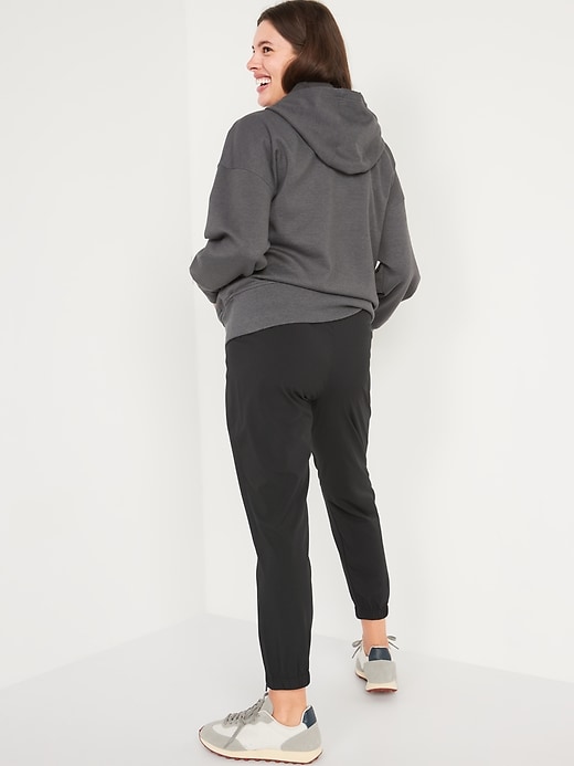 Image number 2 showing, Maternity Rollover-Waist StretchTech Jogger Pants 