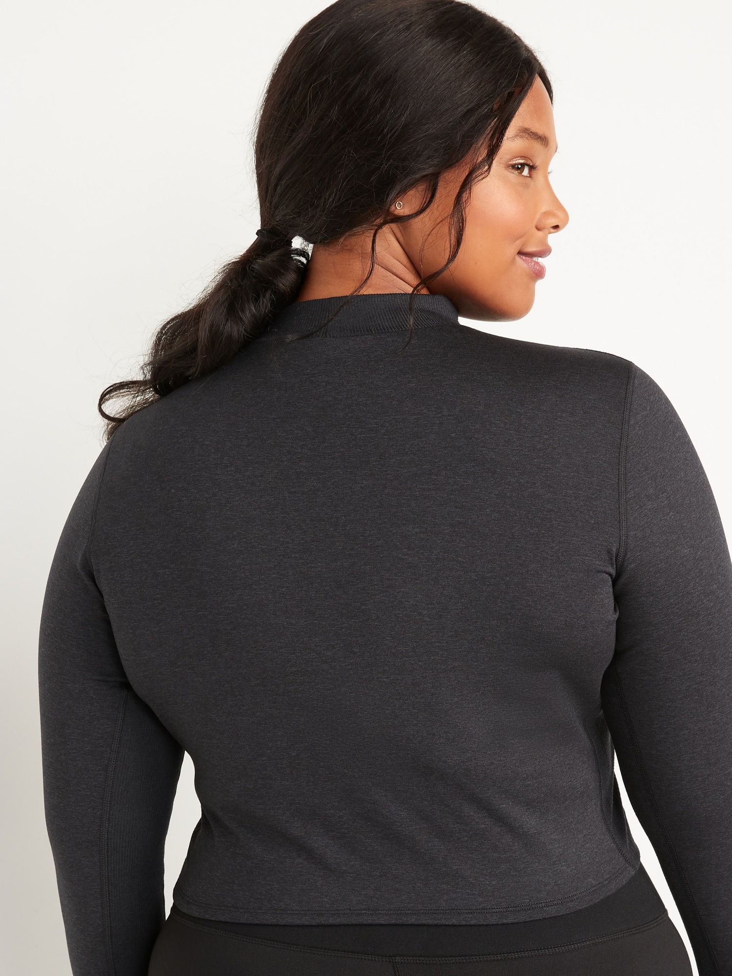 Define Long Sleeve Crop - Midnight – SEFI