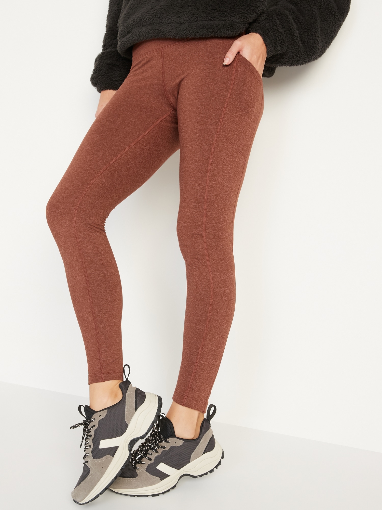 Side-Pocket Leggings for Women Old Navy