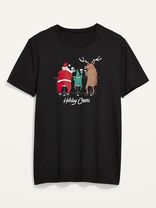Old Navy Matching Holiday Graphic T-Shirt for Men. 1