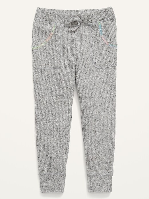 Unisex Cozy Thermal-Knit Pull-On Pants for Toddler