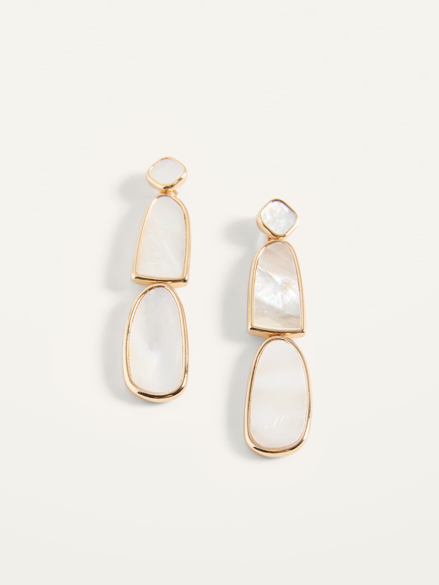 GoldToned Shell Ear Hangers for Women Old Navy