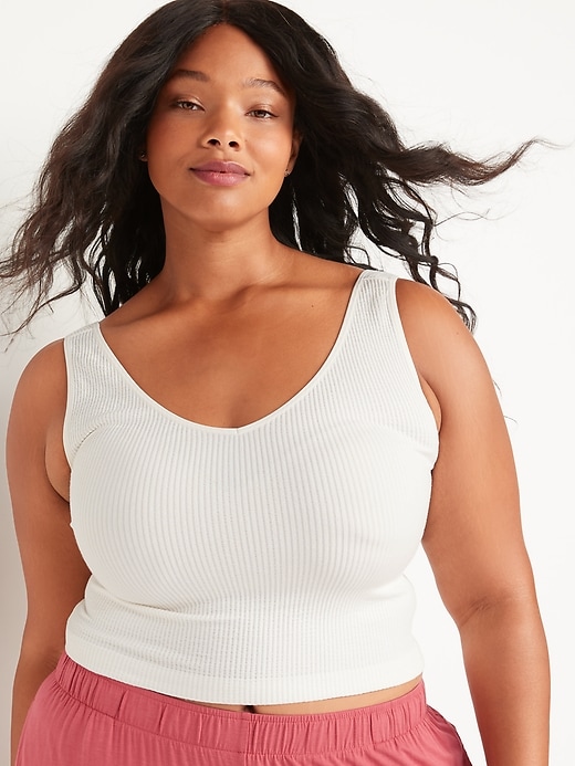 Image number 7 showing, Seamless Rib-Knit Tank Top for Women