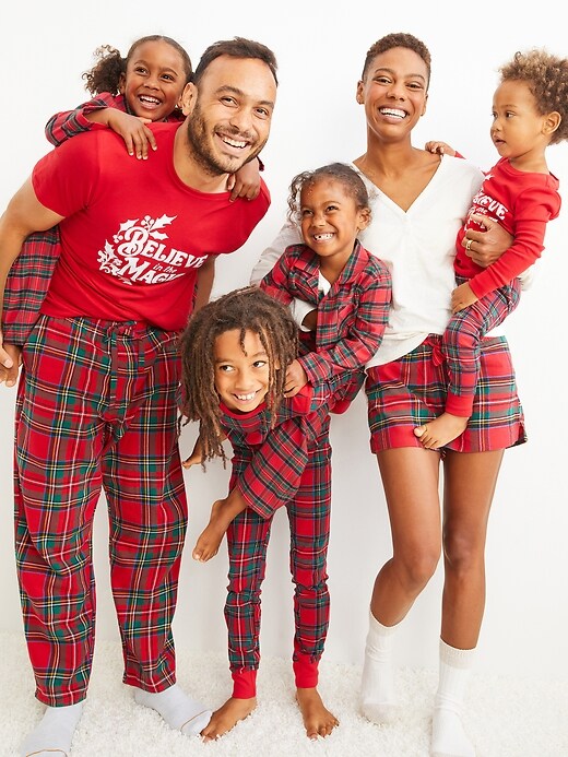Image number 3 showing, Matching Printed Flannel Pajama Pants for Women
