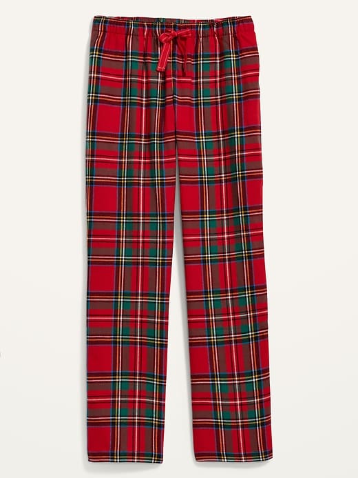 Image number 4 showing, Matching Printed Flannel Pajama Pants for Women