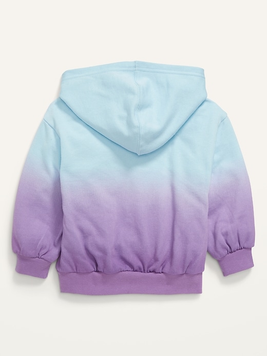 View large product image 2 of 2. Unisex Dip-Dye Pullover Hoodie for Toddler