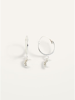 old navy silver earrings