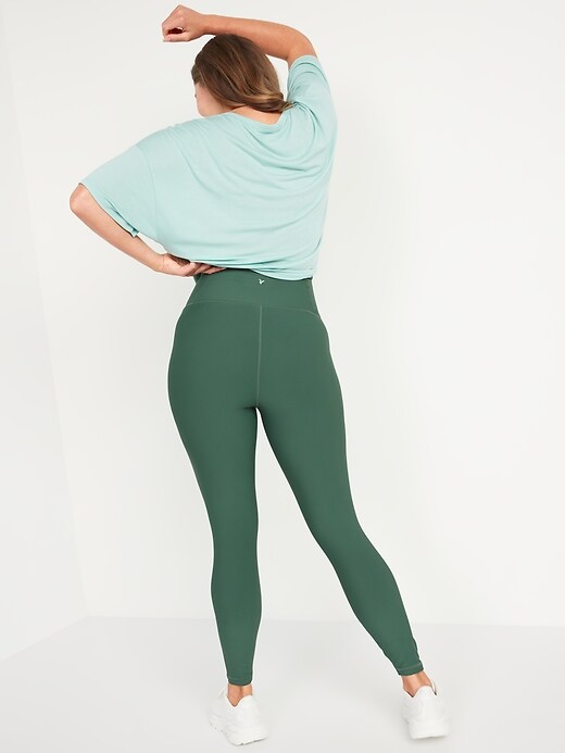 Image number 5 showing, Maternity Full Panel PowerSoft Post-Partum Support 7/8-Length Leggings