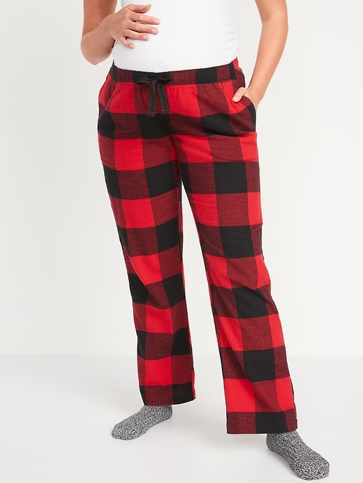 Old Navy - Maternity Holiday Flannel Pajama Pants