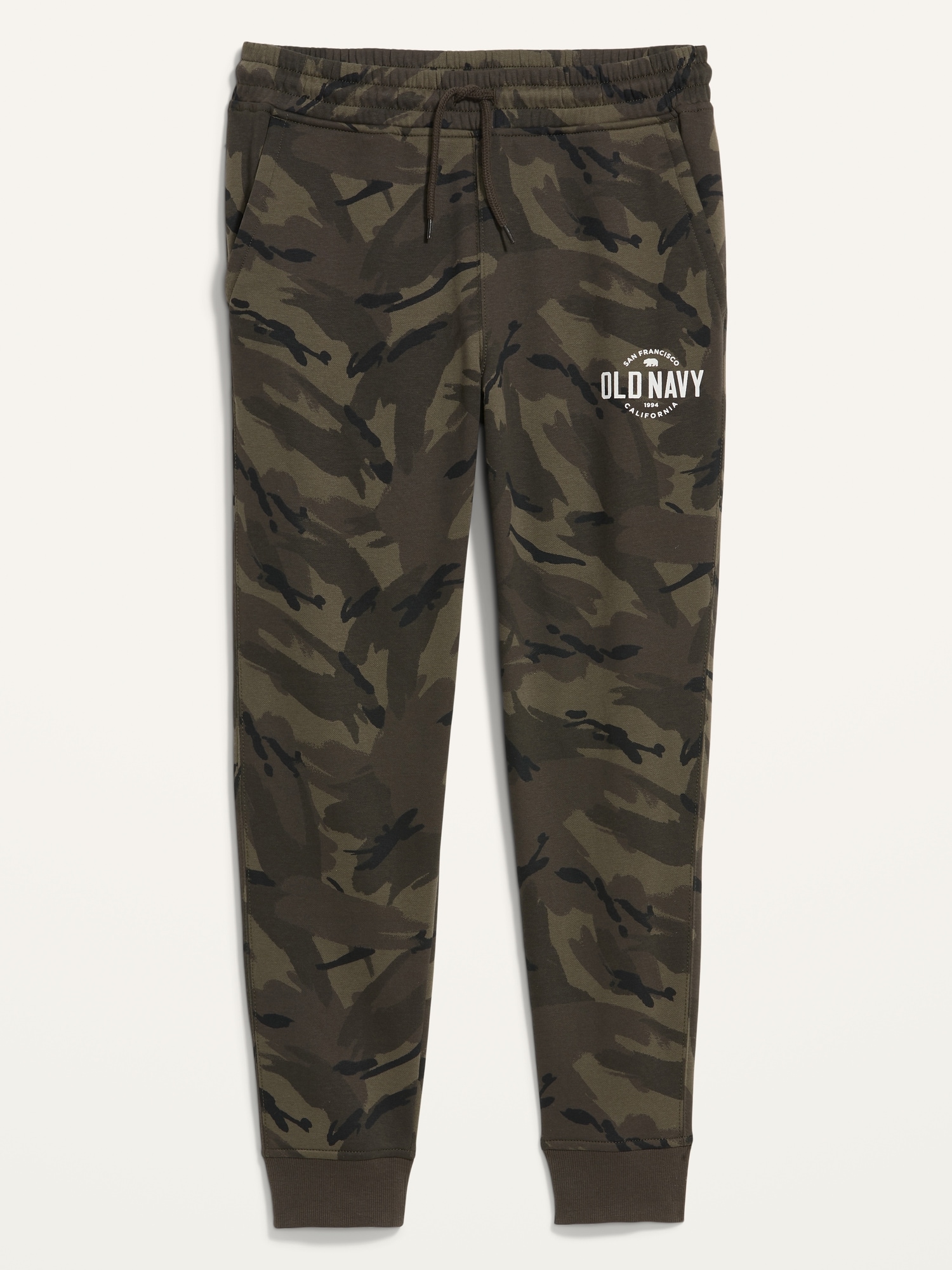 Old Navy Camo Logo-Graphic Jogger Sweatpants for Men