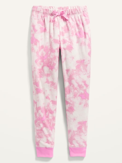 View large product image 1 of 1. Printed Micro Fleece Pajama Joggers for Girls
