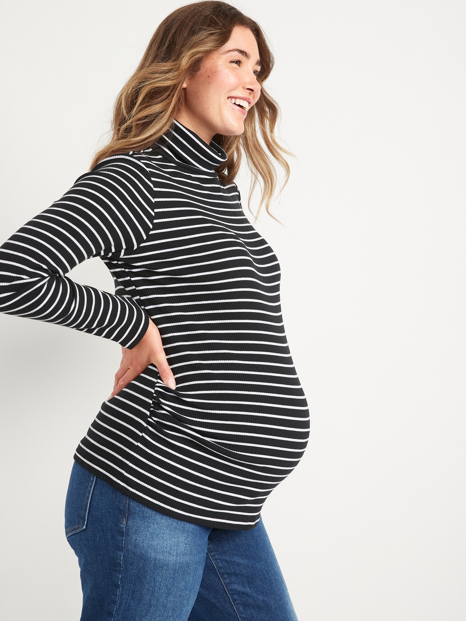 maternity turtleneck tops