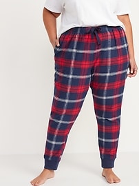 NWT Old Navy Printed Flannel Jogger Pajama Pants Red Buffalo Plaid Women S  XL