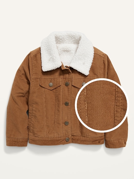 old navy orange corduroy jacket