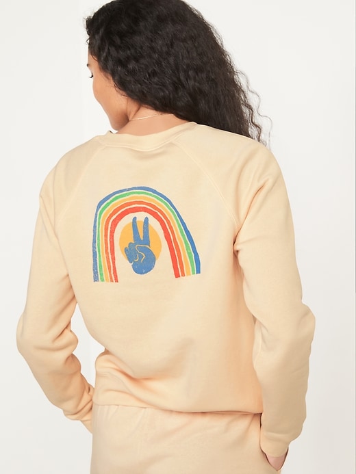 Image number 6 showing, Vintage Crew-Neck Sweatshirt for Women