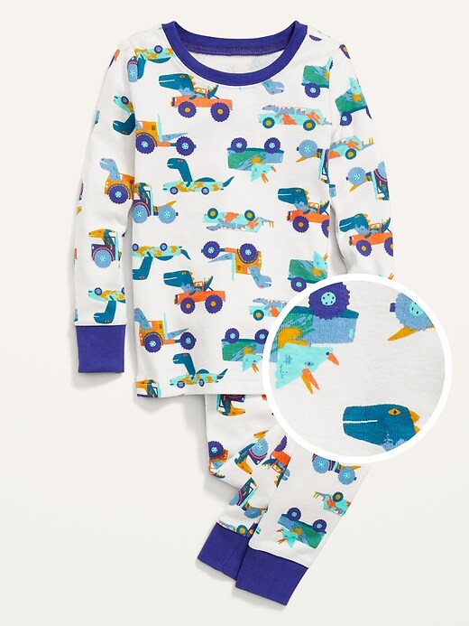 View large product image 1 of 1. Unisex Graphic Pajama Set for Toddler & Baby