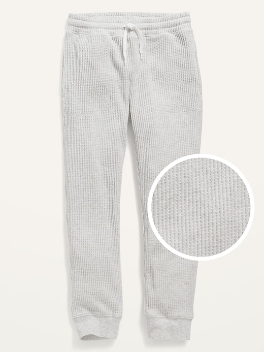Textured Thermal-Knit Jogger Sweatpants For Boys