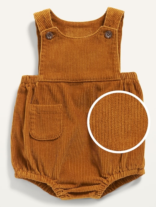 View large product image 1 of 1. Corduroy Overall Romper One-Piece for Baby