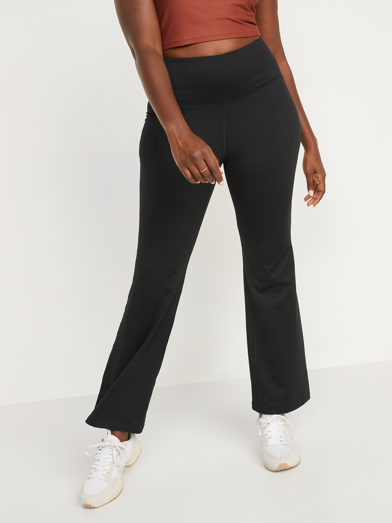 High-Waisted CozeCore Flare Pants