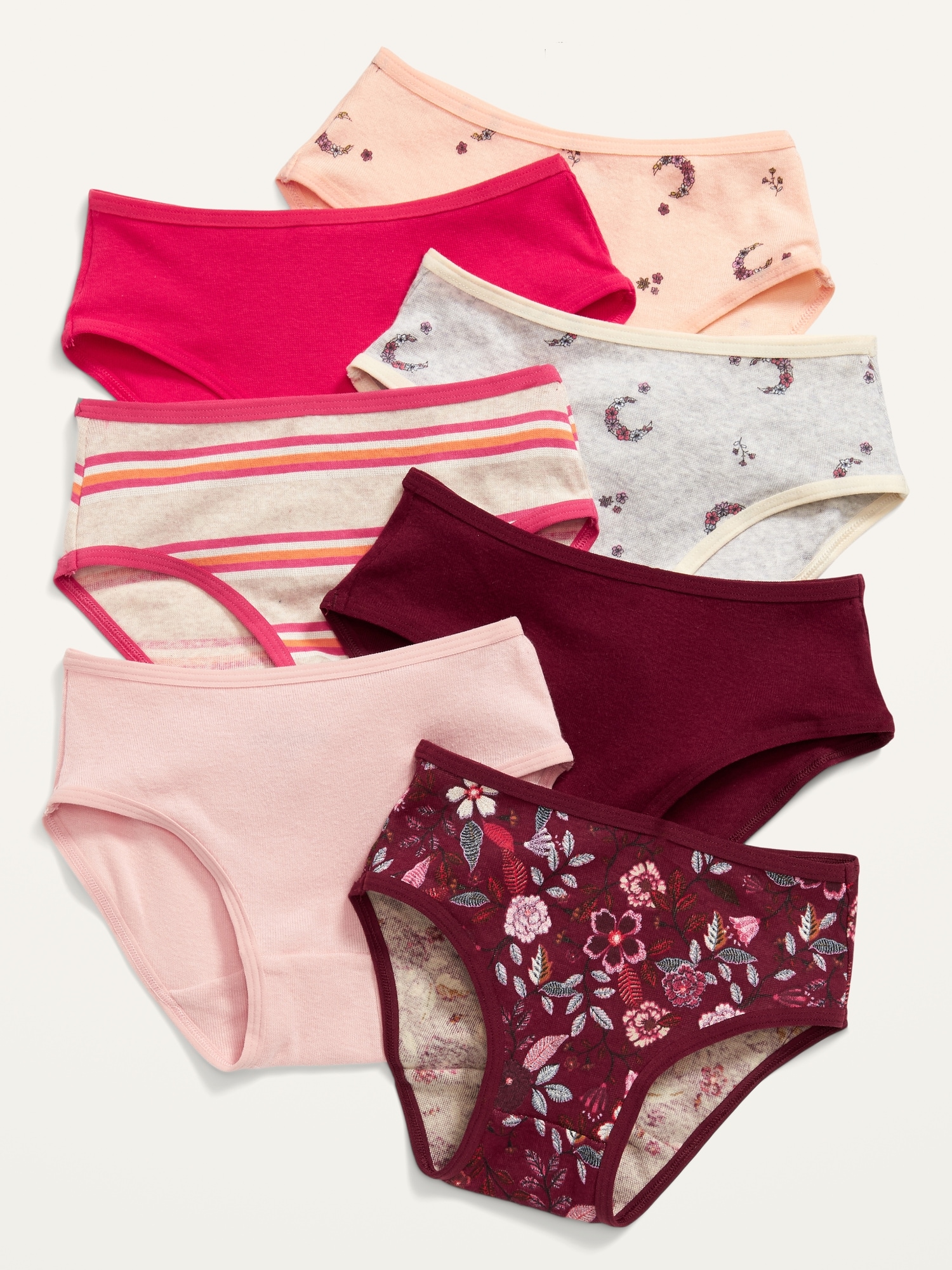 Soft-Knit Underwear 7-Pack for Toddler Girls