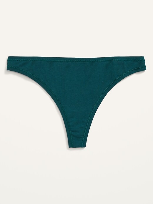 Old Navy Supima&#174 Cotton-Blend Thong Underwear for Women. 1