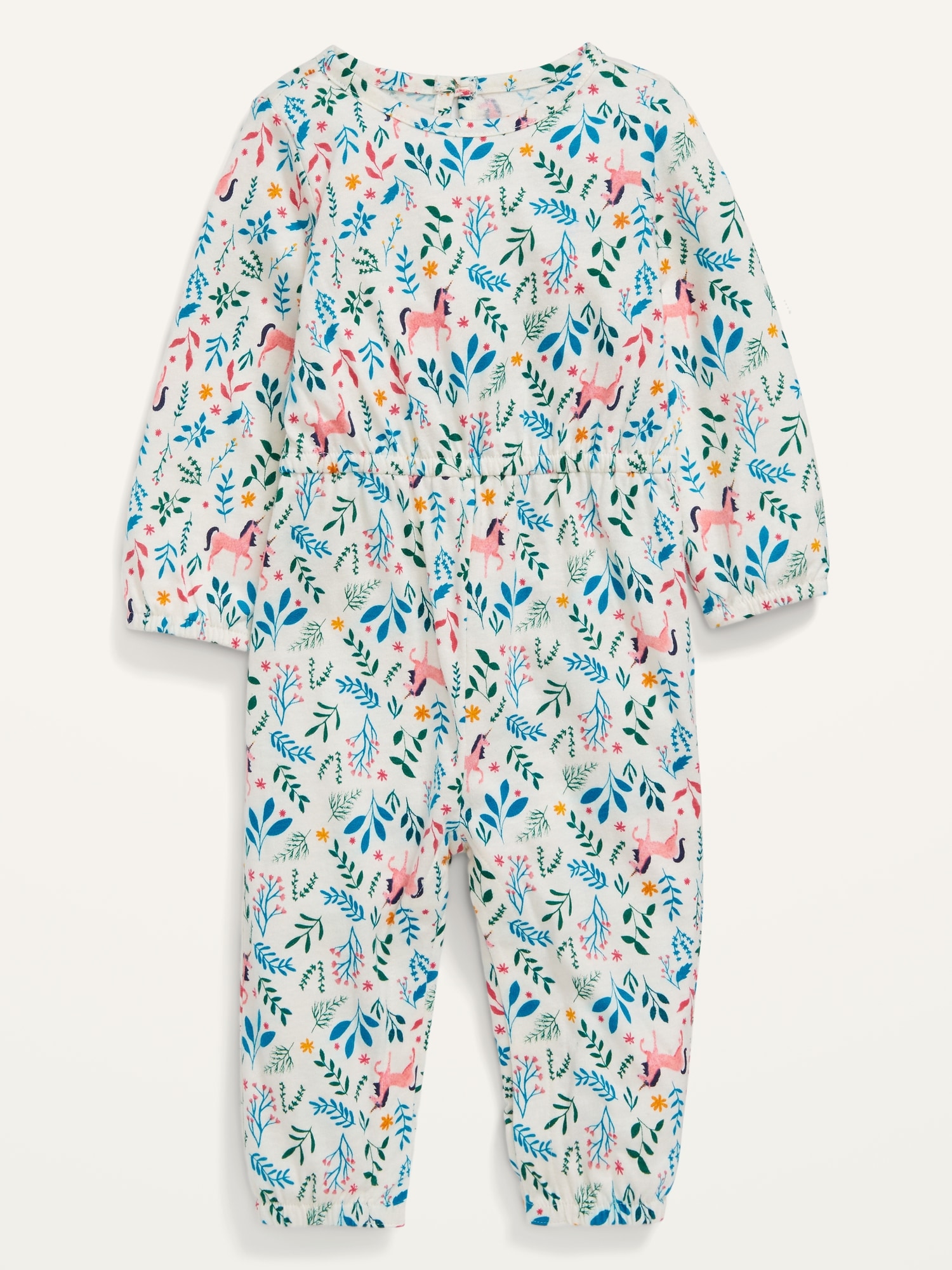 Printed Long-Sleeve Jumpsuit for Baby | Old Navy