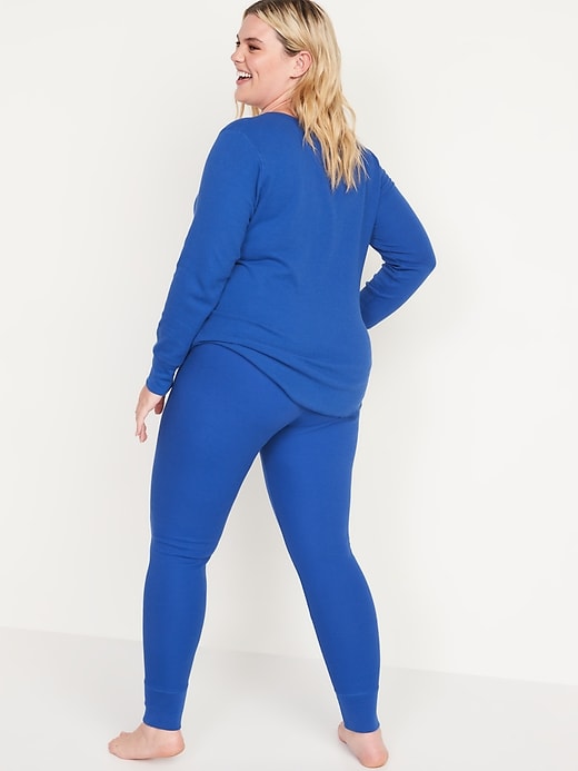 Image number 8 showing, Matching Printed Thermal-Knit Pajama Leggings