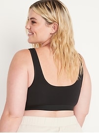 View large product image 8 of 8. Supima® Cotton-Blend Bralette Top