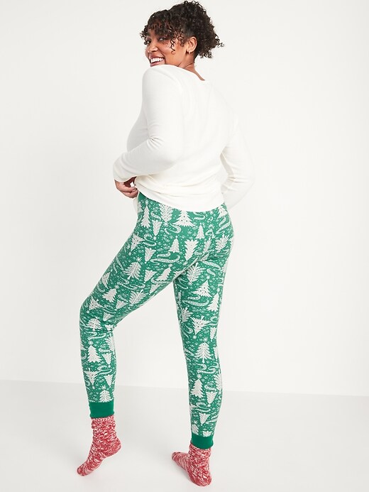 Matching Printed ThermalKnit Pajama Leggings for Women Old Navy