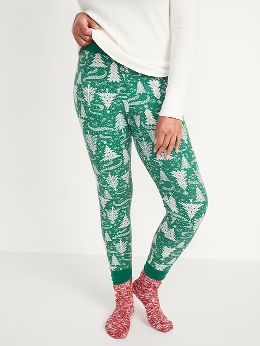 Matching Printed ThermalKnit Pajama Leggings for Women Old Navy