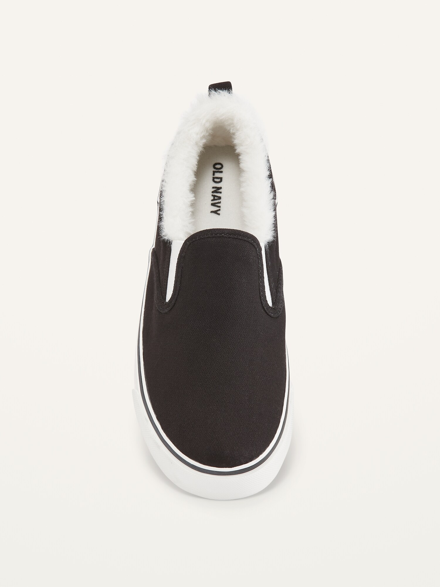 Vans Charcoal Suede Faux Fur Lined Slip On Vans Classic Slip On Platform Suede Fur Black | Mercari main image 4