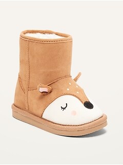 old navy white boots