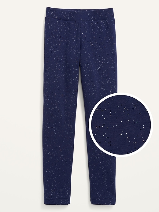 View large product image 1 of 2. Cozy-Lined Printed Leggings for Girls