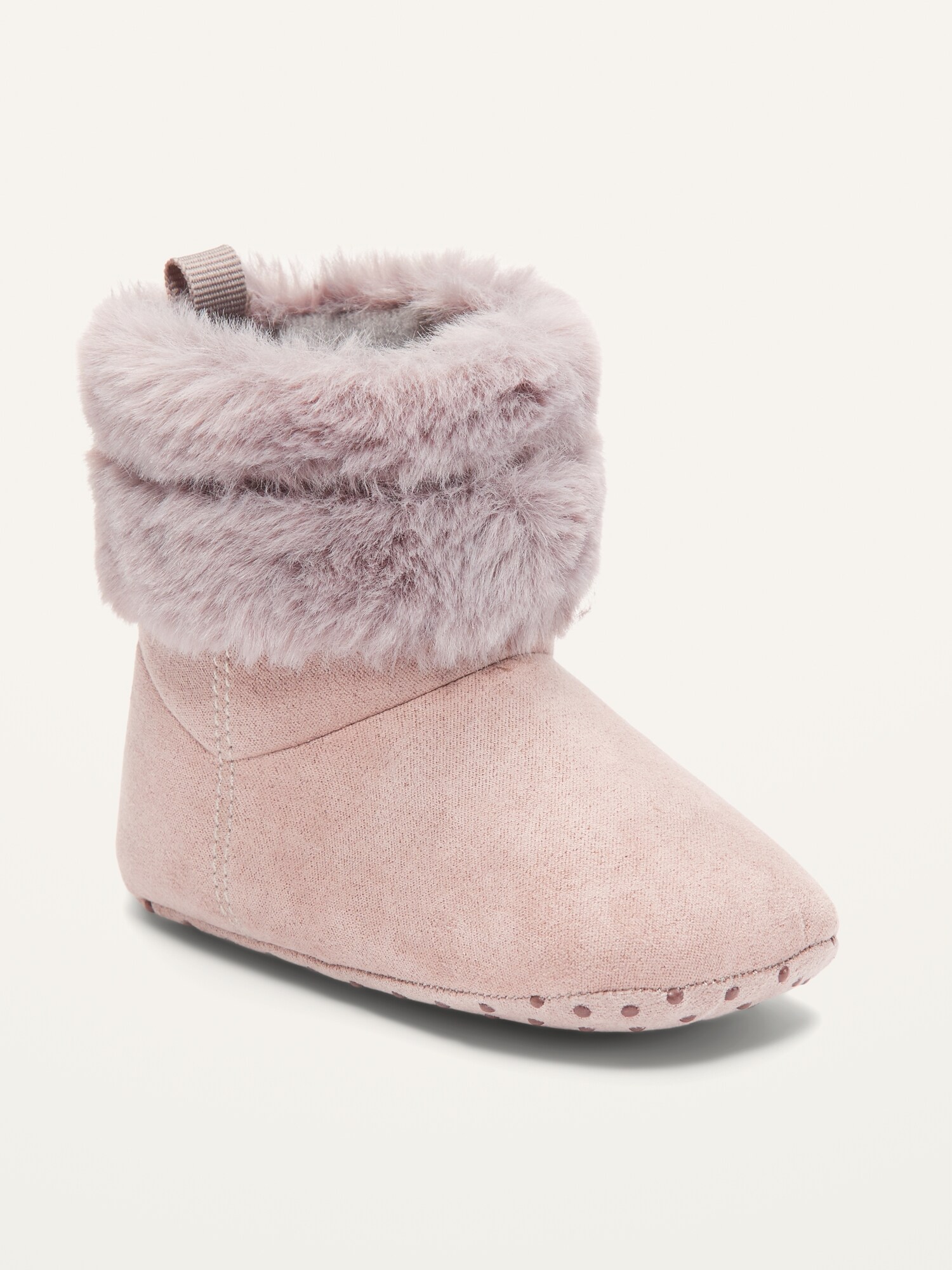 Faux-Suede Faux-Fur Cuff Boots for Baby | Old Navy