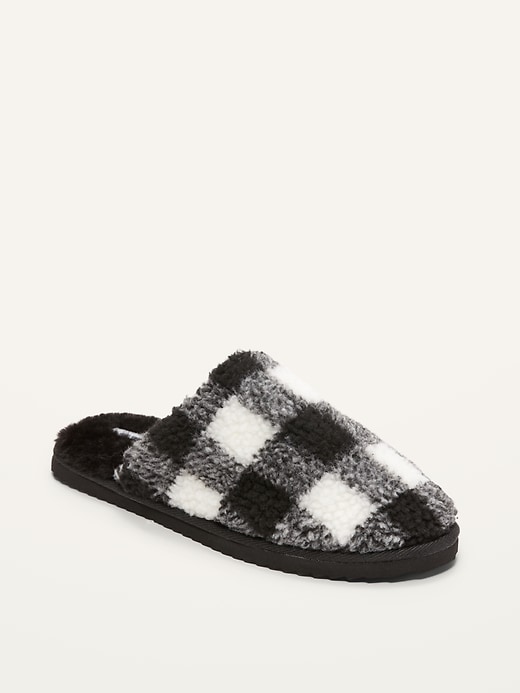 Old Navy Faux-Fur-Lined Sherpa Slippers For Women. 1