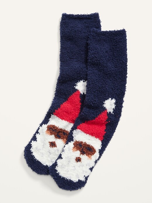 Gender-Neutral Printed Cozy Socks for Adults