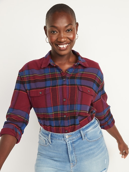 oversized navy shirt