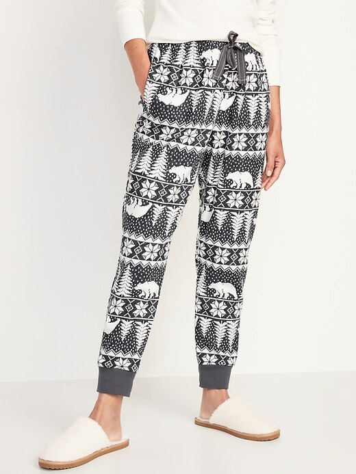 Matching Printed Flannel Jogger Pajama Pants for Women | Old Navy