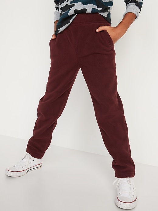 View large product image 1 of 3. Cozy Micro Fleece Tapered Sweatpants For Boys