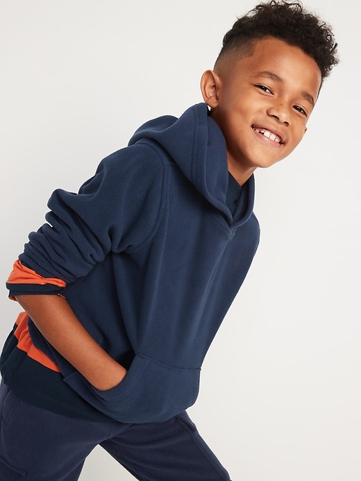 gap micro fleece hoodie