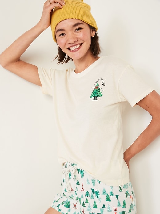 Image number 3 showing, Matching Holiday Graphic T-Shirt